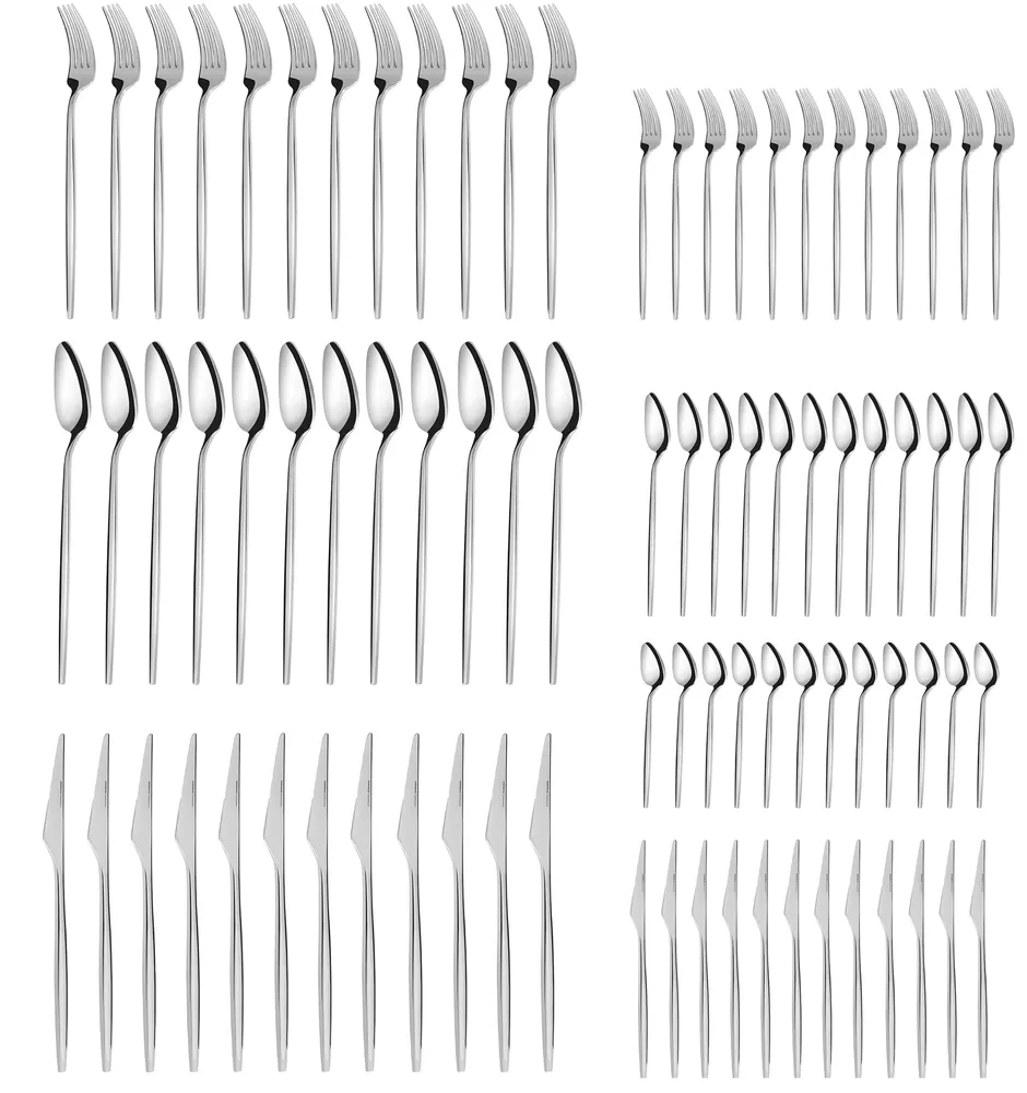 Karaca Moongate 316+ 84-delig premium bestek voor 12 personen - Afbeelding 4
