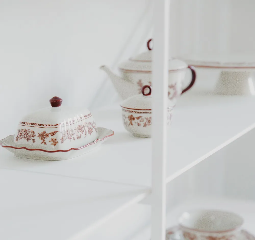 S&P Boterpot 20×14,5xH8,5cm burgundy Cyril - Afbeelding 6