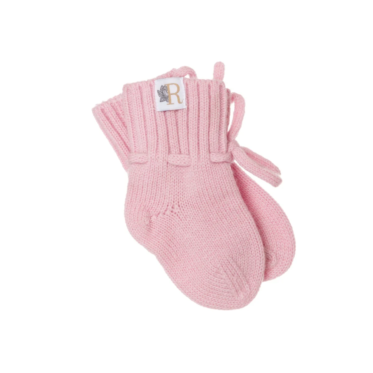 Sloffen merinowol roze - Afbeelding 2