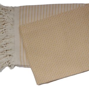 Hamamdoek – 100×200 – geel